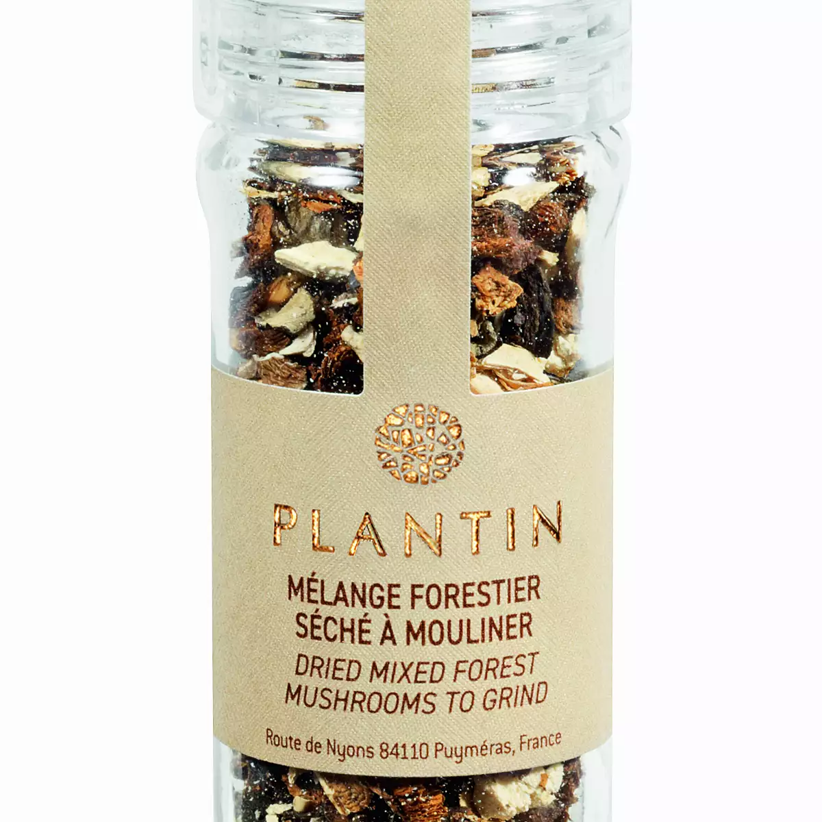 Moulin de champignons séchés